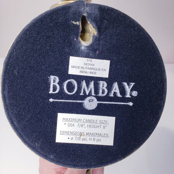 VINTAGE BOMBAY CO. MCM 15" SOLID BRASS Acanthus Leaf Candle SCONCE SET OF 2 - Picture 2 of 14